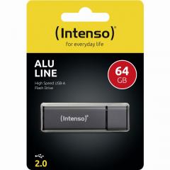 STICK 64GB USB 2.0 Intenso Alu Line Grey