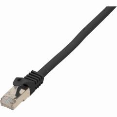 Patchk.CAT7/6a S/FTP 2m black RJ45 Halogenfrei (LSZH)