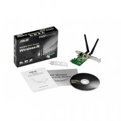 ASUS PCE-N15 Wireless LAN PCI-Express-Adapter 802.11 b/g/n mit 300 Mbit/s