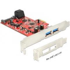 SATA3 PCIe Delock U3S6 USB3/SATA3