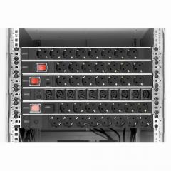NWSZ Steckdosenleiste Aluminium PDU 1U Digitus 16A, 4000W, 250VAC 50/60Hz, 7x Schutzkontakt, Überlastschutz