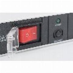 NWSZ Steckdosenleiste Aluminium PDU 1U Digitus 16A, 4000W, 250VAC 50/60Hz, 7x Schutzkontakt, Überlastschutz
