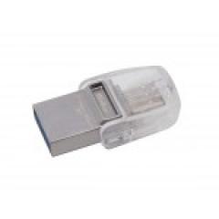 STICK 64GB USB 3.1 Kingston DataTraveler microDuo 3C Type-A/Type-C for Apple Silver