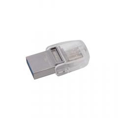 STICK 64GB USB 3.1 Kingston DataTraveler microDuo 3C Type-A/Type-C for Apple Silver