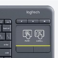 Logitech K400 Plus Wireless US International black