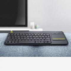 Logitech K400 Plus Wireless US International black