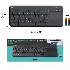 Logitech K400 Plus Wireless US International black