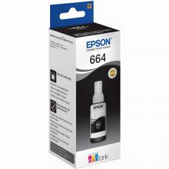 TIN EPSON T6641 BLACK BOTTLE ECO TANK NACHFÜLLTINTE 70ML