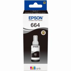 TIN EPSON T6641 BLACK BOTTLE ECO TANK NACHFÜLLTINTE 70ML