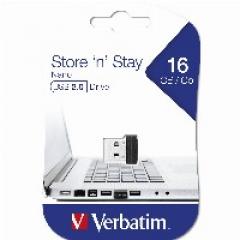 STICK 16GB USB 2.0 Verbatim StorenStay Nano black