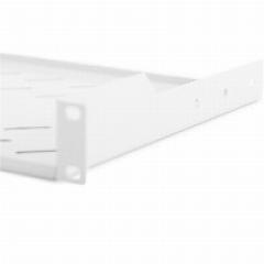 NWSZ Fachboden 19 1HE Digitus zum Festeinbau perforiert, Farbe Grau (RAL 7035), bis zu 15 kg, 45x483x250 mm
