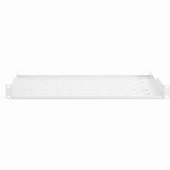 NWSZ Fachboden 19 1HE Digitus zum Festeinbau perforiert, Farbe Grau (RAL 7035), bis zu 15 kg, 45x483x250 mm