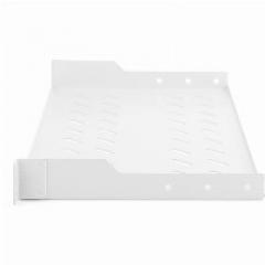 NWSZ Fachboden 19 1HE Digitus zum Festeinbau perforiert, Farbe Grau (RAL 7035), bis zu 15 kg, 45x483x250 mm