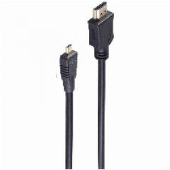 HDMI > Micro HDMI (ST-ST) 2m 3D Ethernet 4K Black