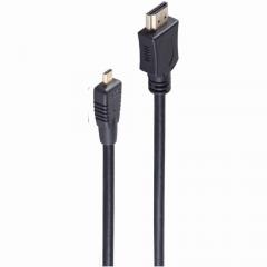 HDMI > Micro HDMI (ST-ST) 2m 3D Ethernet 4K Black