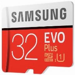 32GB Samsung EVO Plus MicroSDHC 95MB/s +Adapter