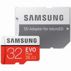 32GB Samsung EVO Plus MicroSDHC 95MB/s +Adapter