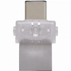STICK 128GB USB 3.1 Kingston DataTraveler microDuo 3C Type-A/Type-C for Apple Silver