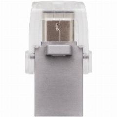 STICK 128GB USB 3.1 Kingston DataTraveler microDuo 3C Type-A/Type-C for Apple Silver