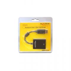 Adapter DisplayPort > VGA (ST-BU) DeLOCK Black