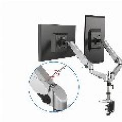 Tischhalterung für 2 Monitore bis 69cm 27 8KG Digitus DA-90353