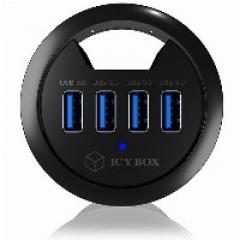 Tisch-Hub 4x USB 3.0 Type-A ICY BOX