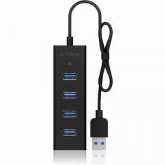 HUB 4Port ICY BOX passiv Aluminium Black