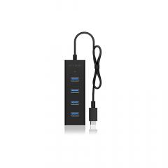 HUB 4Port ICY BOX passiv Black
