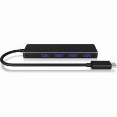 HUB 4Port ICY BOX SuperSpeed passiv Black