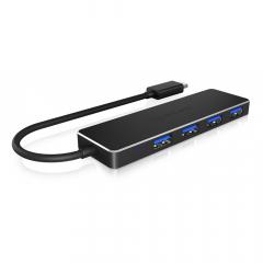 HUB 4Port ICY BOX SuperSpeed passiv Black