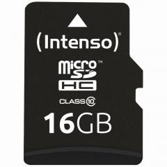 16GB Intenso MicroSDHC 20MB/s +Adapter
