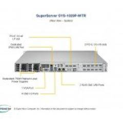 Barebone Server 1U Dual 3647 8 Hot-swap 2,5 750W Redundant Platinum SuperServer 1029P-WTR