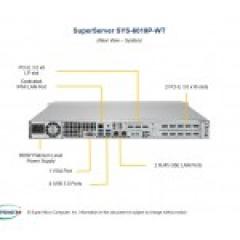 Barebone Server 1U Dual 3647 4Hot-swap 3,5 600W Platinum SuperServer 6019-WT