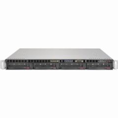 Barebone Server 1 U Single 1151 4 Hot-swap 3.5 350W Platinum SuperServer 5019S-MT