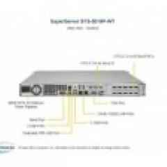 Barebone Server 1 U Single 3647 4 Hot-swap 3.5 600W Platinum SuperServer 5019P-WT