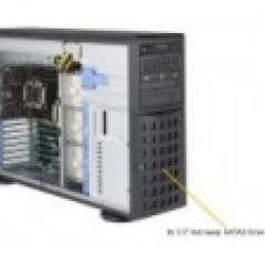 Barebone Server 4 U/Tower Dual 3647 8 Hot-swap 3.5 1280W Redundant Platinum SuperServer 7049P-TRT