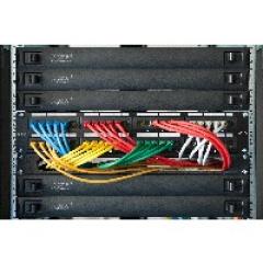 NWSZ Blindabdeckung 19 1HE Digitus, Snap-In, Material ABS Farbe black