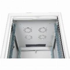 Netzwerkschrank freistehend 19 22HE Digitus 1125x600x600 mm, Farbe Grau (RAL 7035), mit Glasfronttür