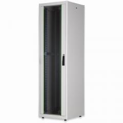 Netzwerkschrank freistehend 19 22HE Digitus 1125x600x600 mm, Farbe Grau (RAL 7035), mit Glasfronttür