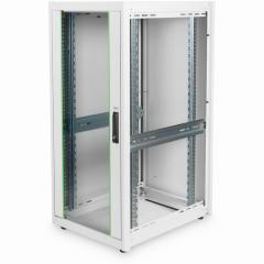 Netzwerkschrank freistehend 19 26HE Digitus 1300x600x800 mm, Farbe Grau RAL 7035, mit Glasfronttür
