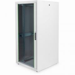 Netzwerkschrank freistehend 19 32HE Digitus 1560x800x800 mm, Farbe Grau (RAL 7035), mit Glasfronttür
