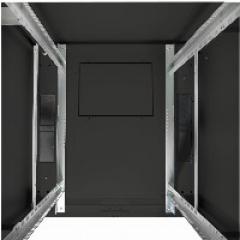Netzwerkschrank 19 42HE Digitus 2053x800x800 mm, Farbe black (RAL 9005), mit Glasfronttür