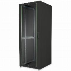 Netzwerkschrank 19 42HE Digitus 2053x800x800 mm, Farbe black (RAL 9005), mit Glasfronttür